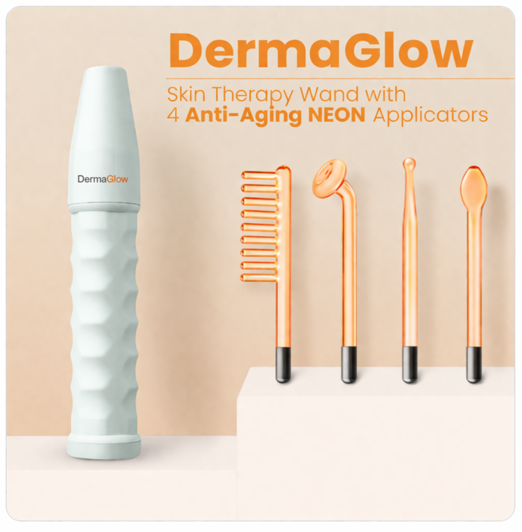 DermaGlow Pro High Frequency Wand