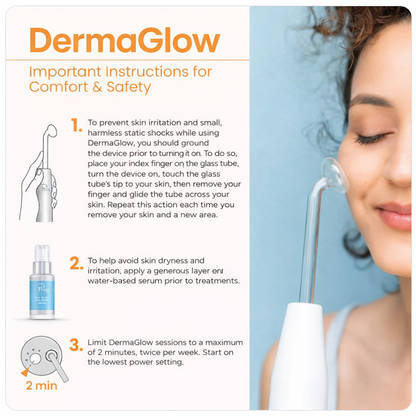 DermaGlow Pro High Frequency Wand