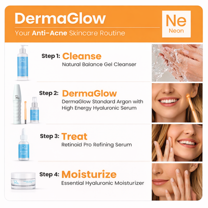 DermaGlow Pro High Frequency Wand